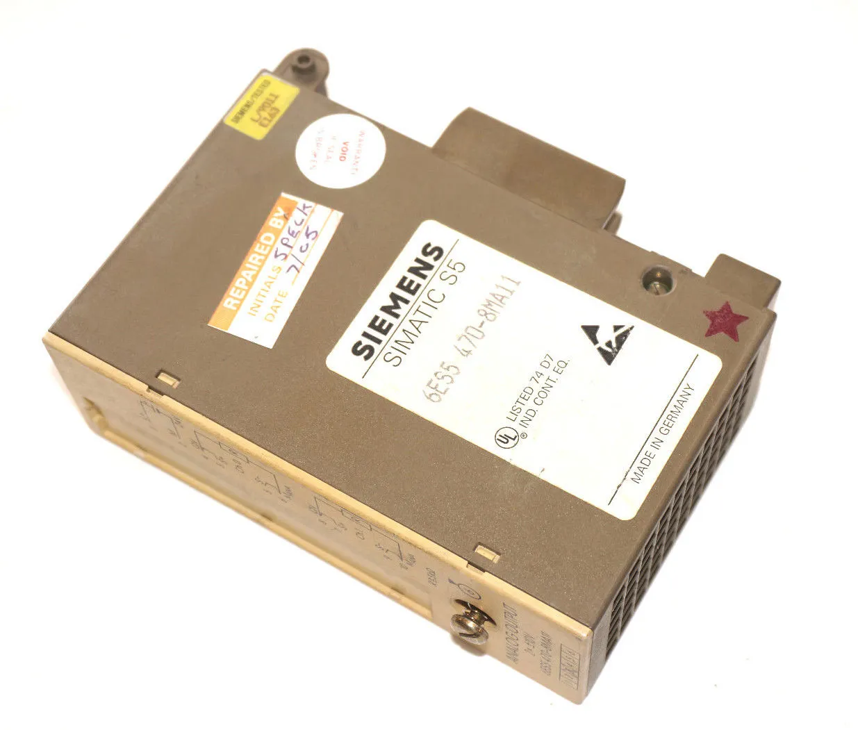 USED SIEMENS 6ES5-470-8MA11 OUTPUT MODULE 6ES54708MA11