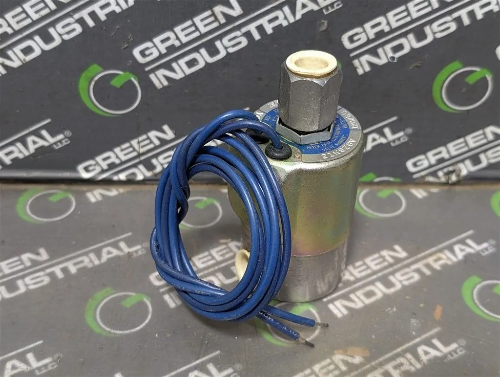 Peter Paul Electronics 21K9ZGV 2-Way Normally Open Solenoid Valve New