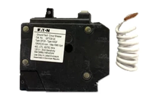 Eaton GFTCB120 GFCI Circuit Breaker, Type GFTCB, 20A, 120/240V [New]