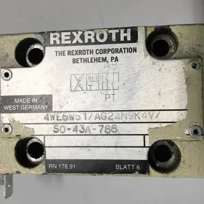 USED REXROTH 4WE6W517AG24N9K4V/