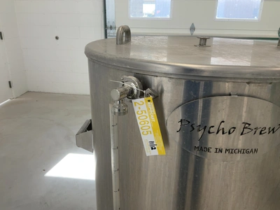 Used PSYCHO BREW DIRECT-FLAME BREW KETTLE/ MASH TUN 3.5BBL Brewing Equipment Michigan US | Miedema Asset Management Group #1580122