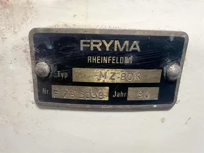 Fryma model MZ80R stainless steel colloid mill
