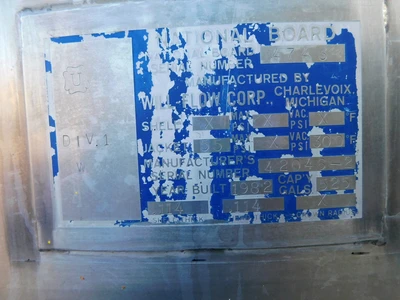 USED WILL-FLOW CORP 525 GALLON