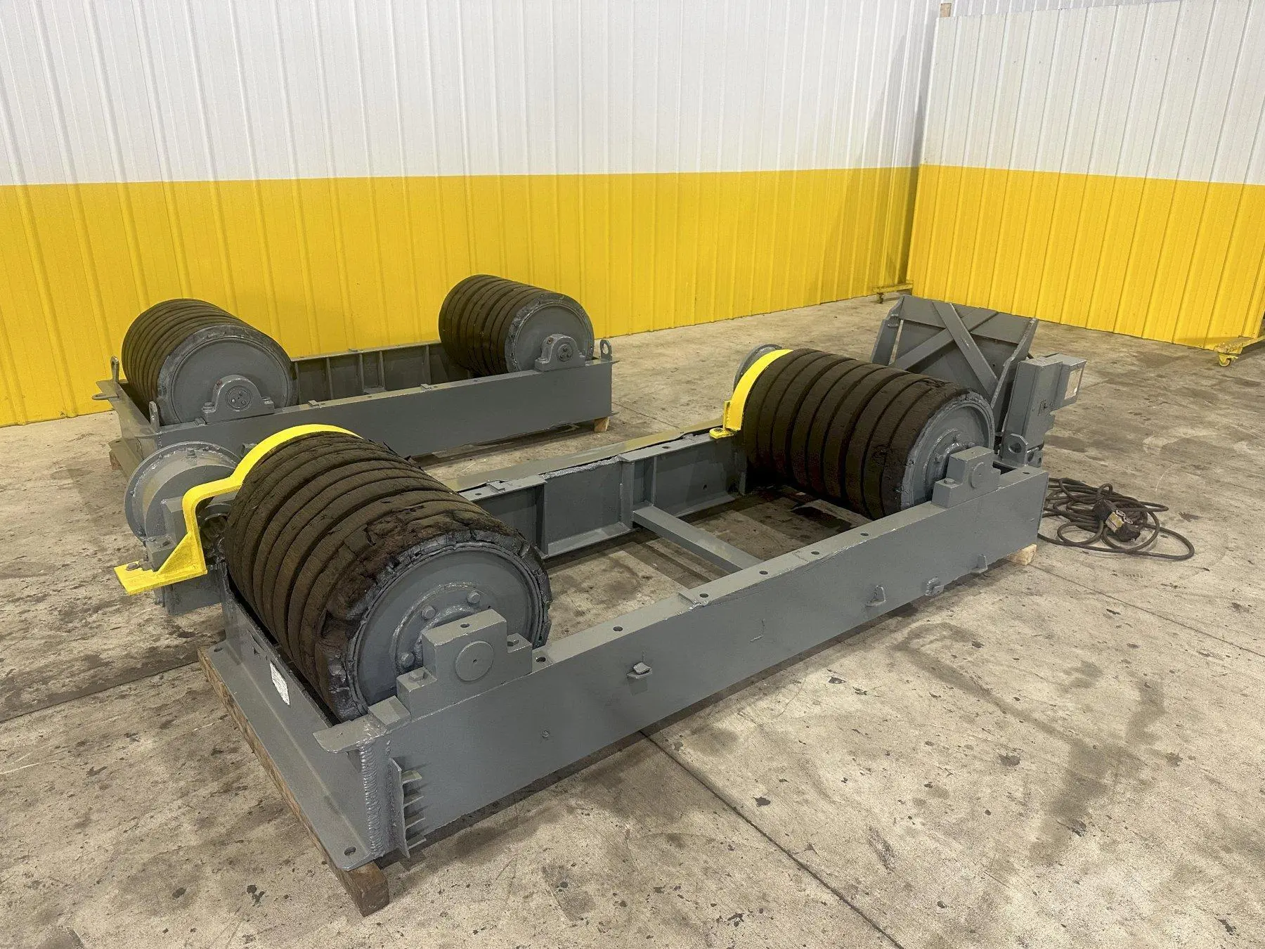 120,000 LB / 60 TON RANSOME PANDJIRIS TANK TURNING ROLLS - POWER & IDLER SET: STOCK 13386
