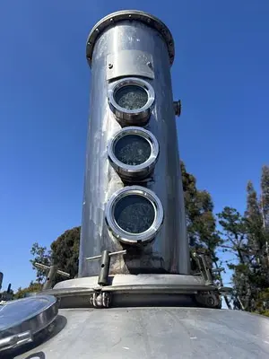 Still, 650 Gallon, S/st, Column, Condenser, Steam Heated #5991409