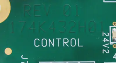 NEW 174K432H01 CONTROL BOARD REV 01