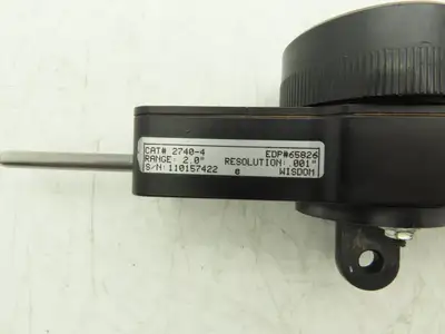 Starrett 2740-4 Wisdom Digital Gage Indicator 0-1.88" Range .001"  Inches Only