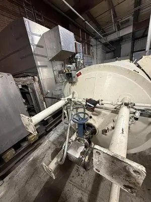 McCarter 14,500 lb Jacketed Vertical Agitated Chocolate Tank