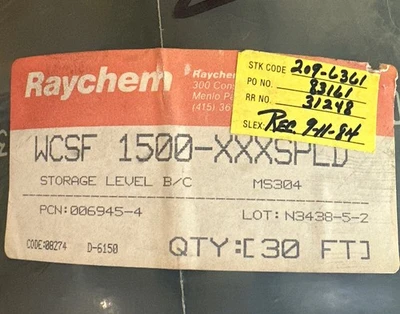 NEW Raychem WCSF-1500
