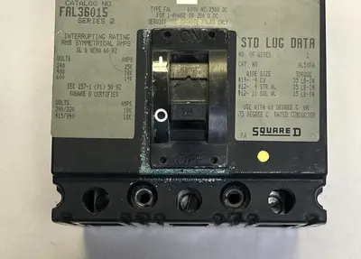 Used SQUARE D FAL36015 Miscellaneous Equipment (Electrical & Power) Ohio US | Surplus Asset Holdings #1240155