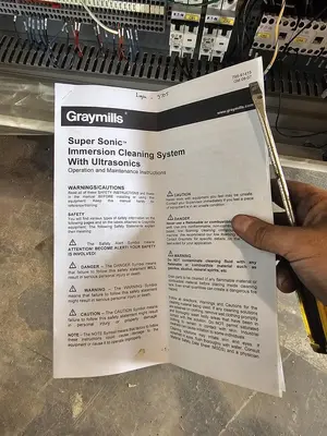 Used GRAYMILLS SUPER SONIC IMMERSION WASHER Washers Wisconsin US | Lemke Machinery Sales #1354132