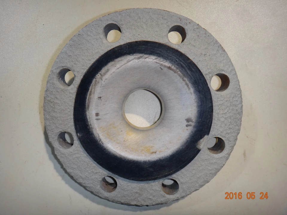 4"X2" PTFE Lined, Resistoflex, Reducing Flange, 150.