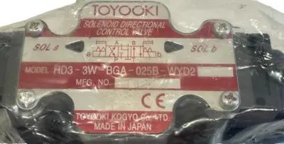 NEW TOYOOKI HD3-3W-BGA-025B-WYD2 SOLENOID VALVE HD33WBGA025BWYD2