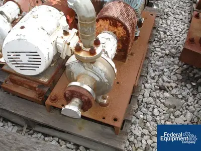 USED Durco 1.5" X 1" X 6" DURCO CENTRIFUGAL PUMP D4 ALLOY 5 HP