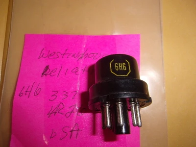 USED Westinghouse 6H6 4R26
