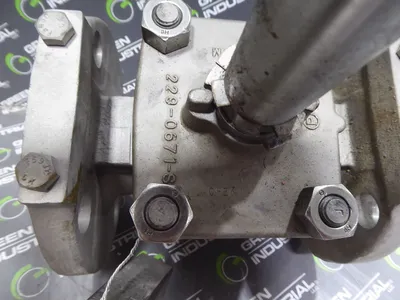 2" McCanna P1V-B82J Stainless Steel Ball Valve Class 150 Used