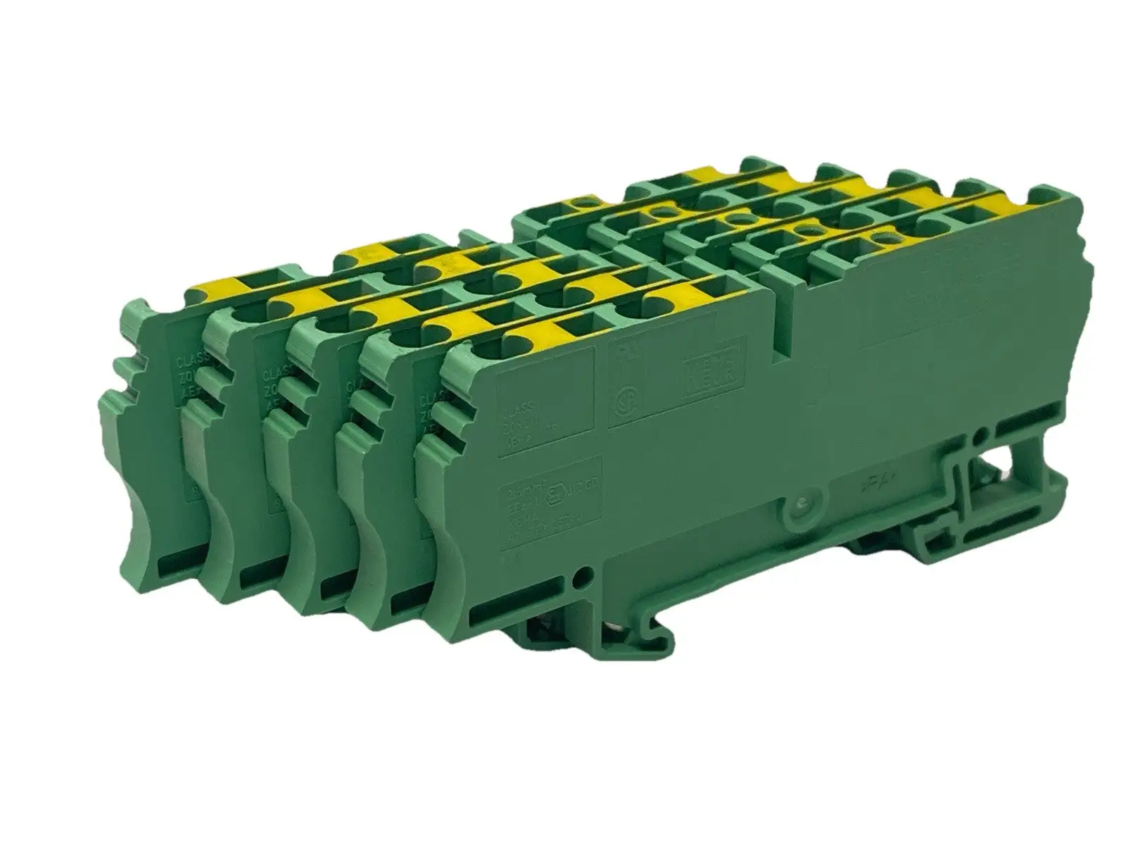 Used Weidmüller Terminal Tension-Clamp Connection 1608660000 LOT OF 5 Terminal Blocks Michigan US | Maverick Industrial Sales #1394947