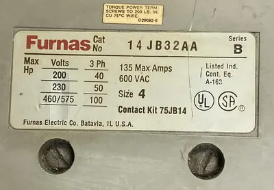 USED FURNAS 14JB32AA