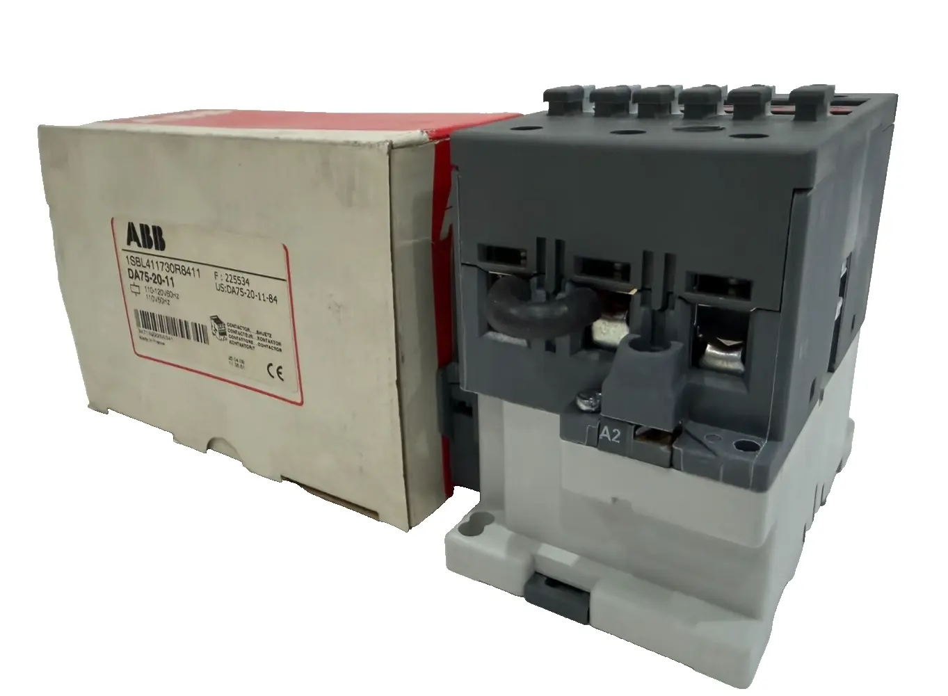 NEW ABB DA75-20-11 CONTACTOR 110-120V 50/60HZ 1SBL411730R8411 DA752011 84