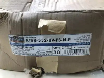 Keystone KTEB-332-UV-PS-N-P 2-3 Lamp T8 Electronic Ballast 120-277V -NIB of 30