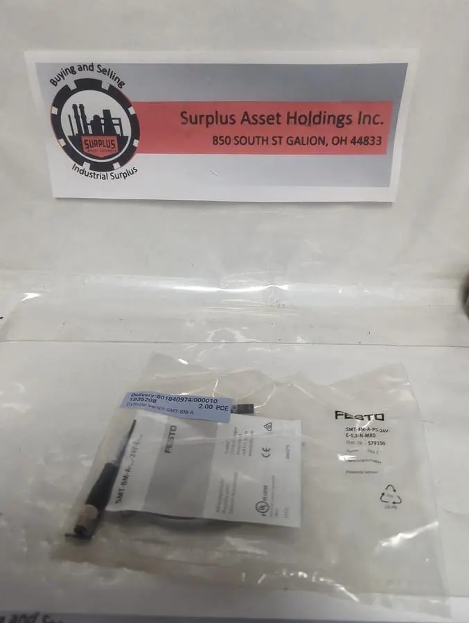 New | in-Stock FESTO SMT-8M-A Relays & Switches | Surplus Asset Holdings #1205665