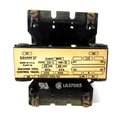 NEW SQUARE D 9070-EO1 TRANSFORMER 9070EO1