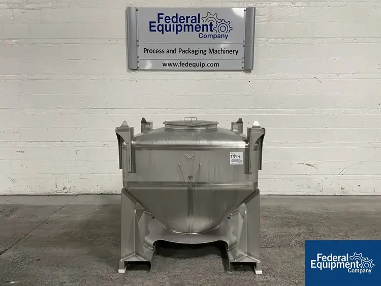 Used Matcon 750 Liter Matcon IBC Tote, S/S Bins Ohio US | Federal Equipment Company #126460