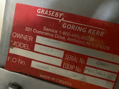 Used Graseby Goring Kerr Metal Detector, Model 402C-3Serial Number: 22865
