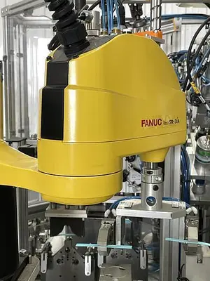 Used FANUC N95 FACE MASK NOSE CLIP FANUC ROBOTIC ASSEMBLE AND ATTACHING CELL BY ACE NEW 2020 Robotic Welding Cells | Harbor Machinery Inc. #1283350