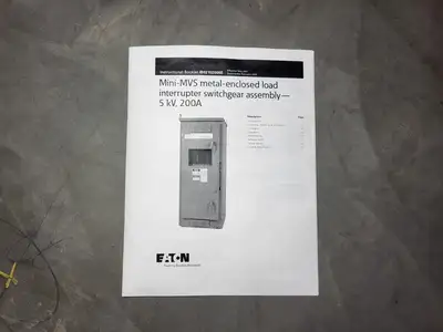 New | in-Stock 2014 EATON MMVS01N100Y Switchgears British Columbia CA | Lenmark #239504