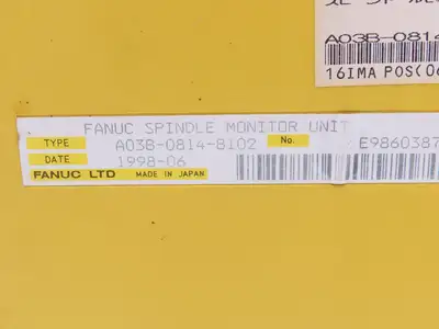 Fanuc A03B-0814-B102 Spindle Motor Monitor Unit Control Module