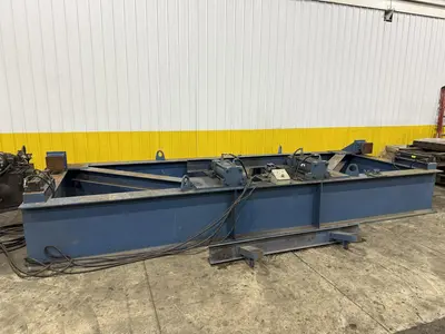 250 TON X 21' CAMBCO HYDRAULIC BEAM CAMBERING / BENDING MACHINE: YOBRO #24412