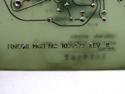 USED FINCOR 1039574-G1 CONTROL BOARD 1039575 1039574G1