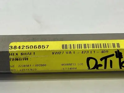 3 842 506 857 | Bosch Rexroth 3842506857 Brass 1" Inch Hex Shaft 422mm Length SW27 - New
