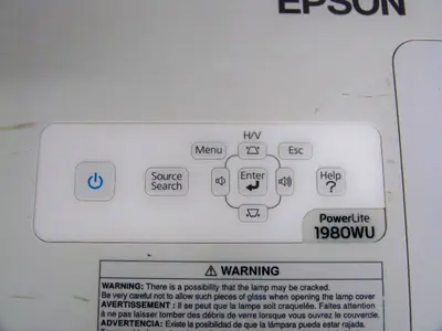 Epson PowerLite 1980WU WUXGA 3LCD Projector with Remote Control and HDMI Cable