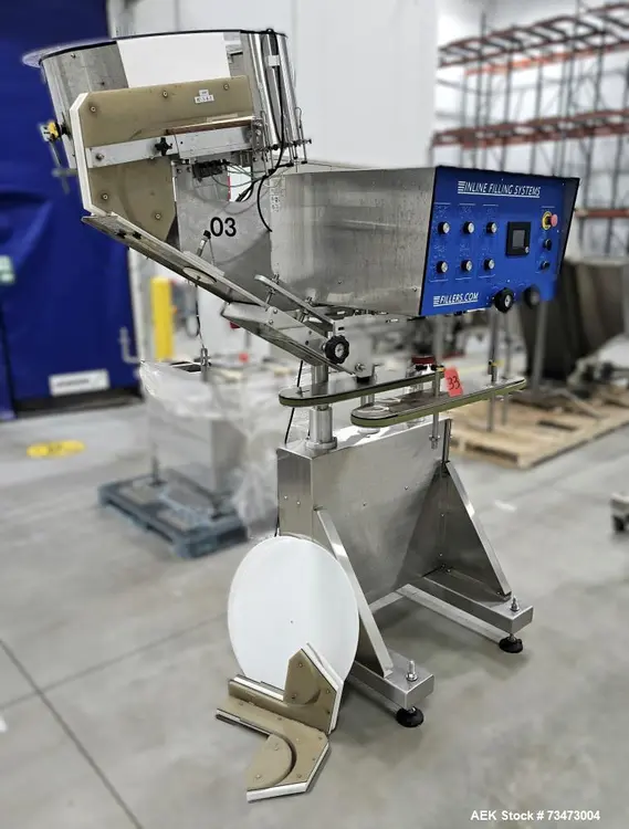 Used INLINE FILLING SYSTEMS NT CAPPER Cappers Quill - Automatic Inline Illinois US | Aaron Equipment #1130447