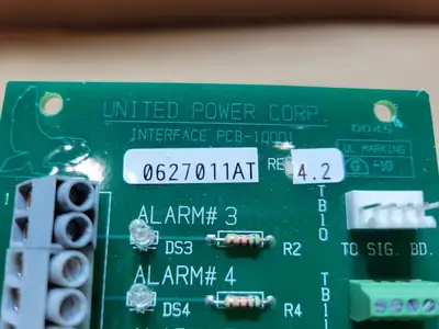 USED UNITED POWER CORP. PCB-10001