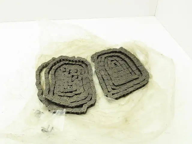 Tsubaki #40 Flat Roller Chain Riveted 10' Length Lot of 2