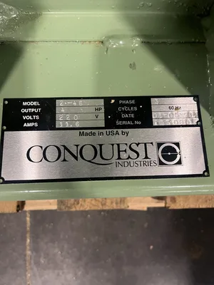 Conquest 2-46 Double Line Boring Machine