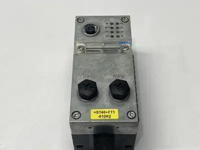 CPX-FB33, 548755, CPX-GE-EV-S, 195746 | Festo CPX-FB33 Bus Node 548755 w/ CPX-GE-EV-S Interlinking Block 195746 - Used