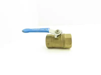 Jamesbury Ser 300 1-1/4" NPT Brass Ball Valve Stainless Steel Ball Lot of 6