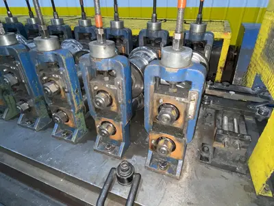 11 STAND X 1.5" ARDCOR MODEL #M10E-R U-JOINT DRIVE ROLLFORMER 12" ROLL SPACE: STOCK #20798