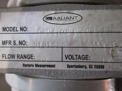 AAliant FLowmeter, 2"