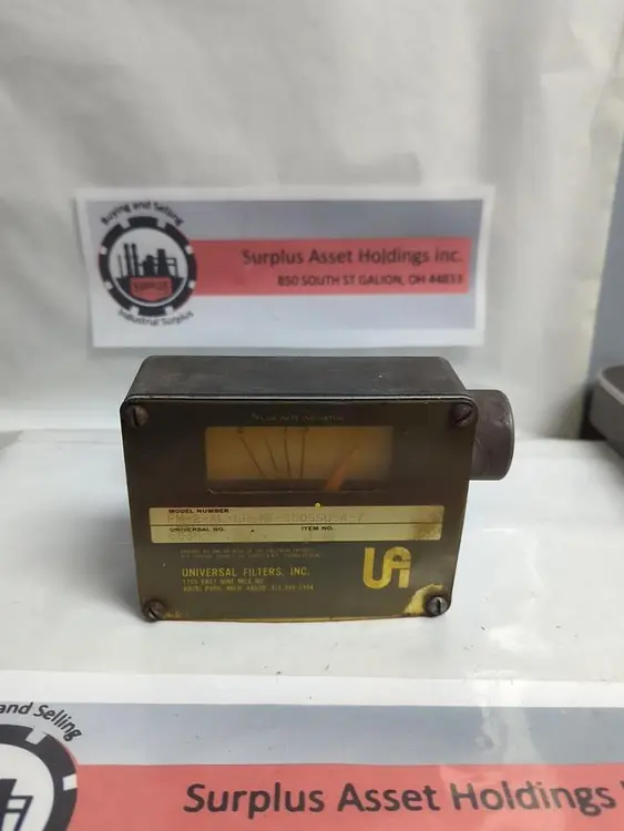 Used UNIVERSAL FILTERS FM-2-AL-LP-ME-500SSU-4-7 Indicators Ohio US | Surplus Asset Holdings #1238410