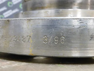 6" Titanium Bolt On Flanged Pipe 11.75" Flange OD 12" W Stainless Flanges Used