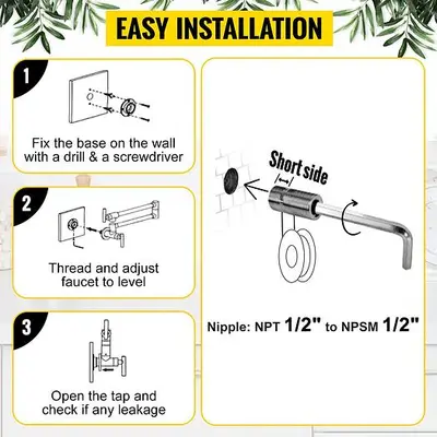 Pot filler faucet