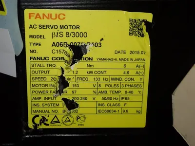 USED 2015 FANUC BIS 8/3000