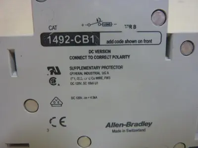 USED ALLEN BRADLEY 1492-CB1/DG030 SER B