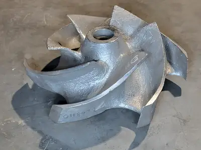 6-Vane Impeller CF8M, 57760, D00150A2