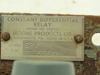 Moore Products 62V 7135S6AK 1/4" Pneumatic Constant Differential Relay